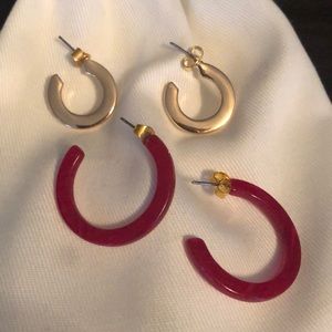 Old Navy hoop earrings